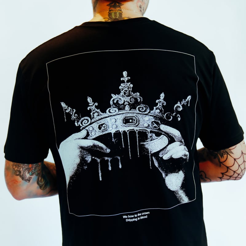 Bow To The Crown Black T-Shirt by Architects