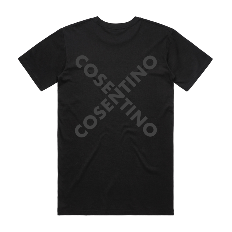 BLACK LOGO BLACK TSHIRT by Cosentino
