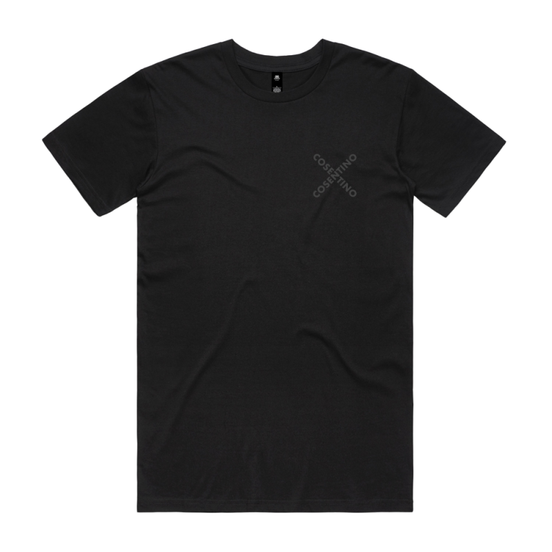 BLACK LOGO BLACK TSHIRT by Cosentino