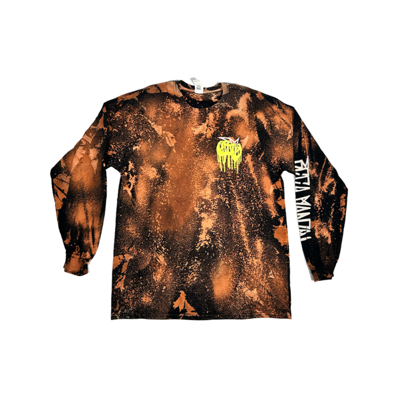 Pocket Logo Acid Wash Longsleeve Tshirt by Ecca Vandal