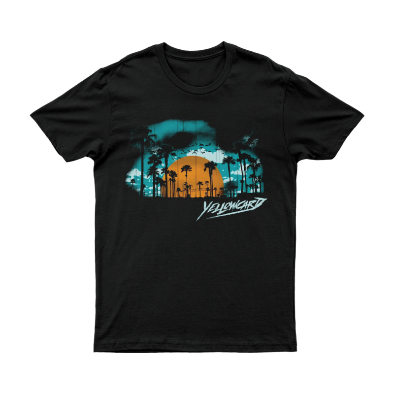 Paradise Black Tshirt by Yellowcard