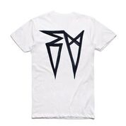 Classic EV Logo White Tshirt by Ecca Vandal