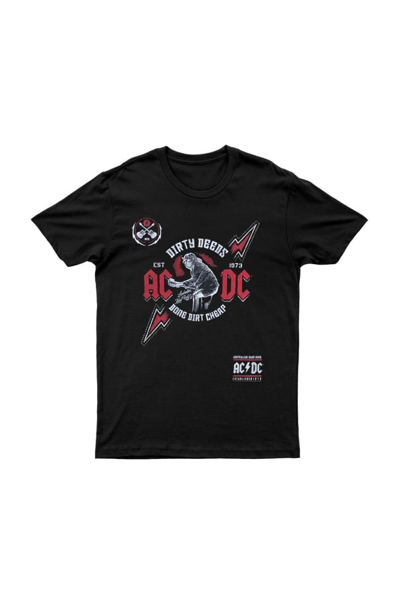 Australian Hard Rock Black Tshirt by AC DC