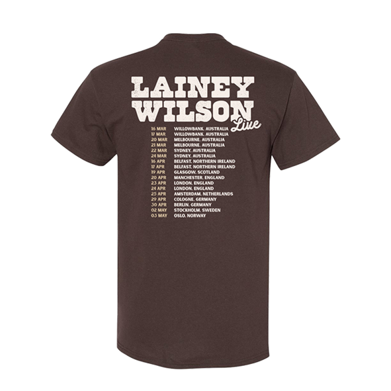 Admat Brown Tshirt by Lainey Wilson