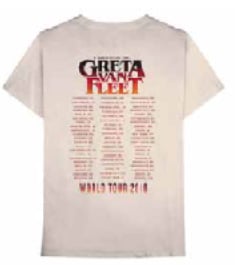 Admat Tour Tshirt by Greta Van Fleet