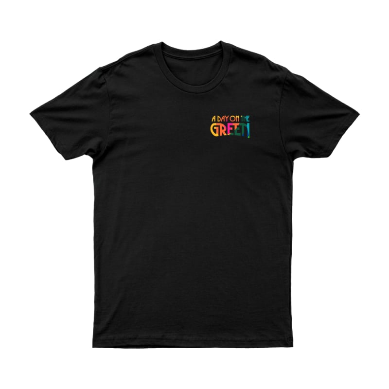 COLOUR LOGO BLACK TSHIRT by A Day On The Green