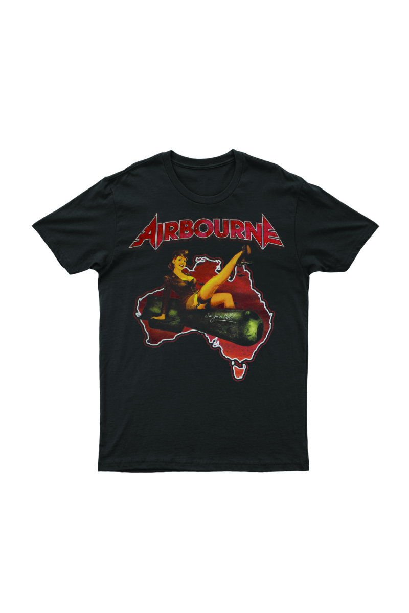Pinup Black Tour 2017 Tshirt by Airbourne