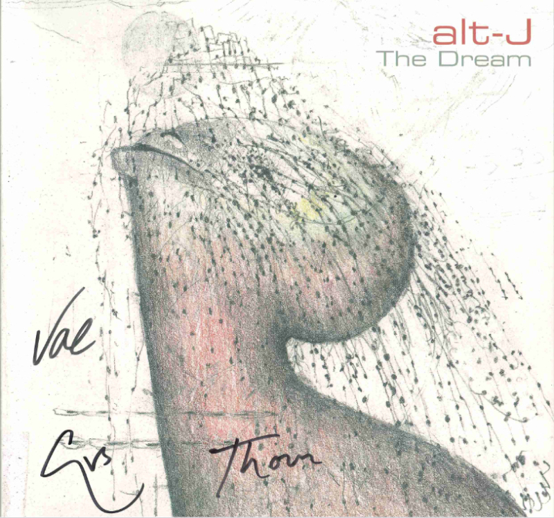 Signed The Dream White Vinyl by ALT-J