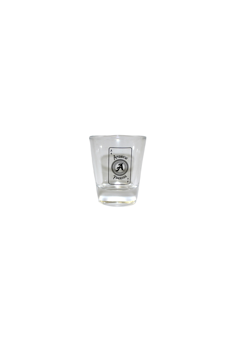 Andrew Farriss Ace Card Shot Glass by Andrew Farriss