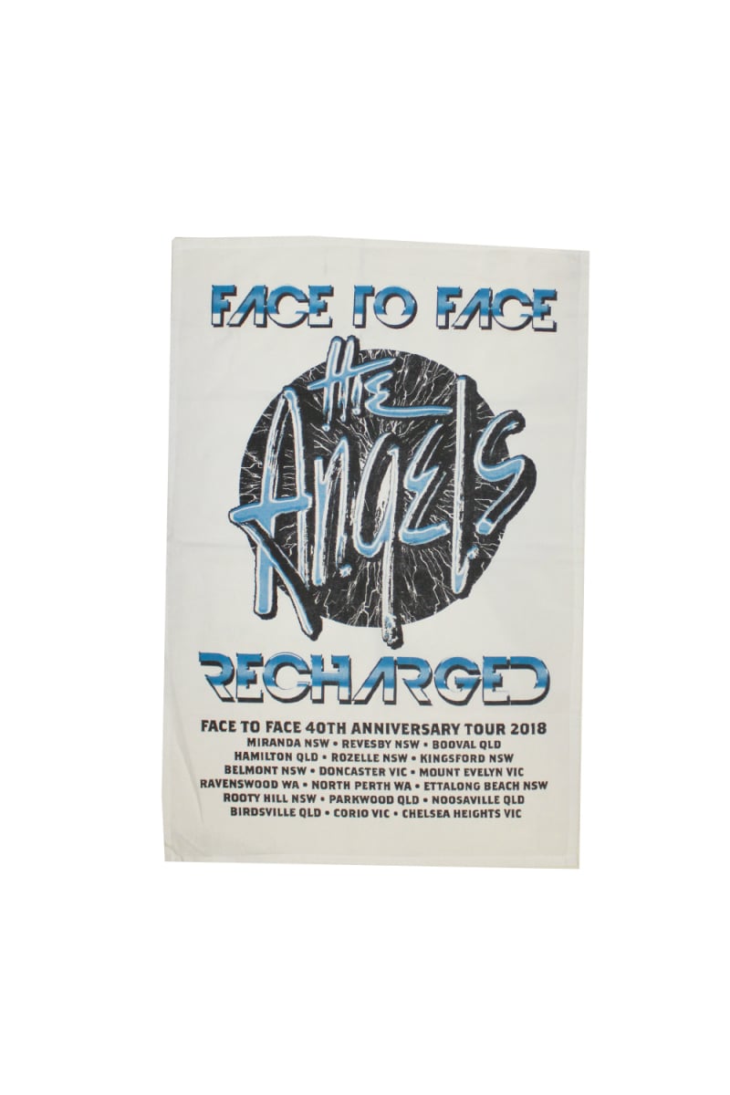 Face To Face Recharged Tour Tea Towel by The Angels
