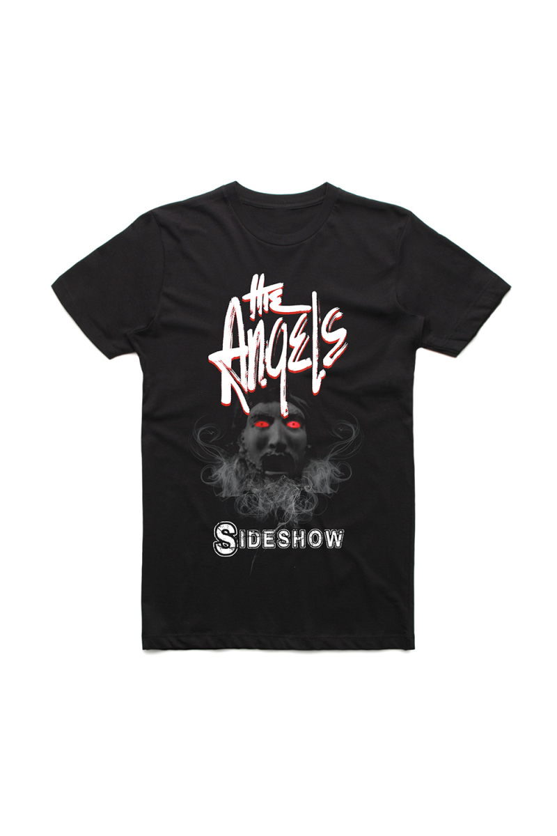 Sideshow Black Tshirt w/dateback by The Angels