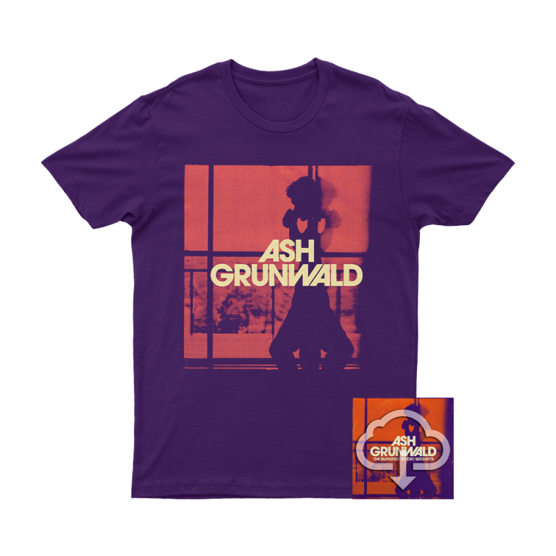AG Studio Session Purple Tshirt (Limited Edition) + Digital Download by Ash Grunwald