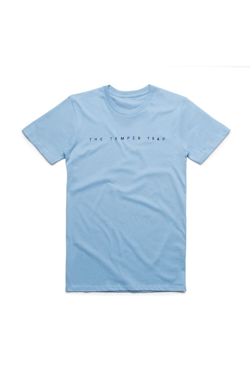Light Blue Logo Tshirt by Temper Trap