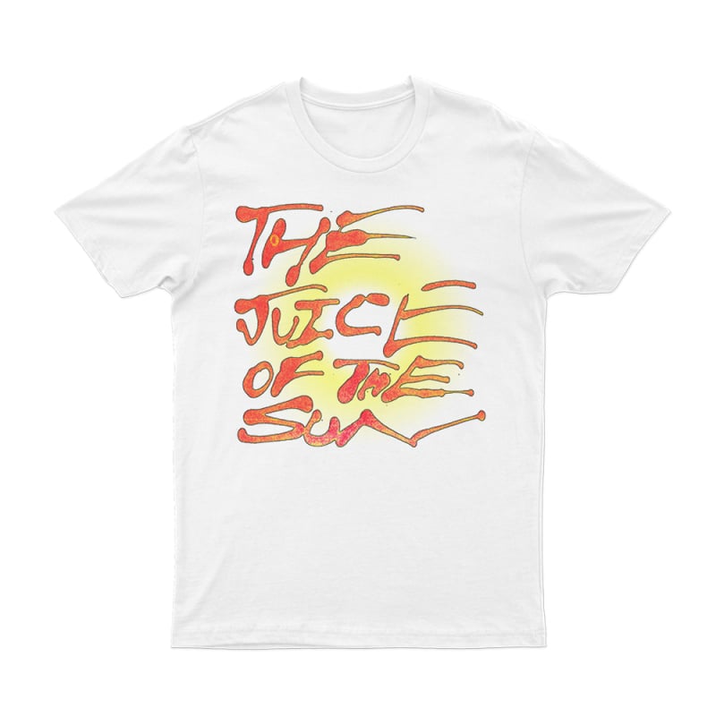 Juice Of The Sun White Tshirt by Babe Rainbow
