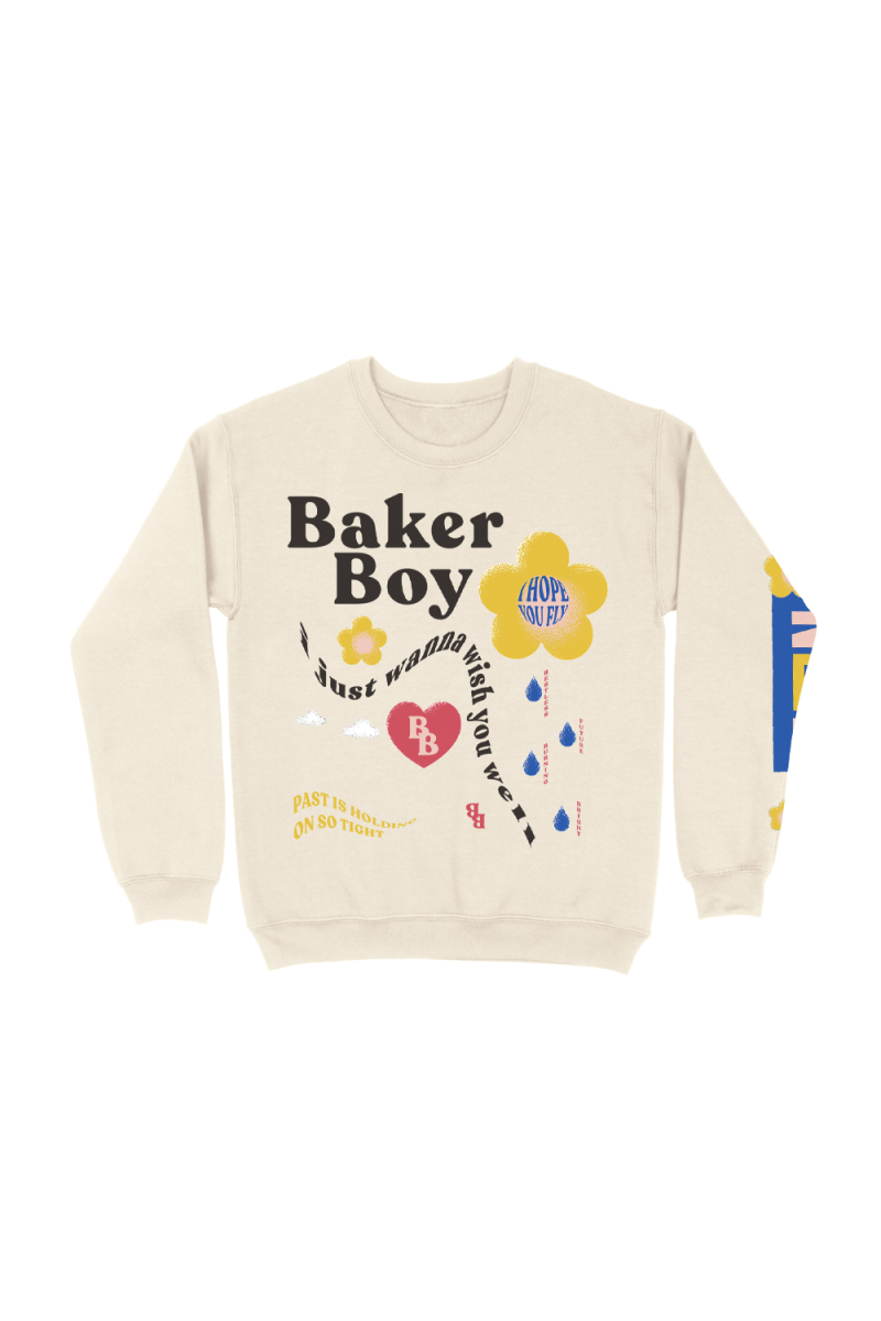 Wish You Well Ecru Sweater by Baker Boy