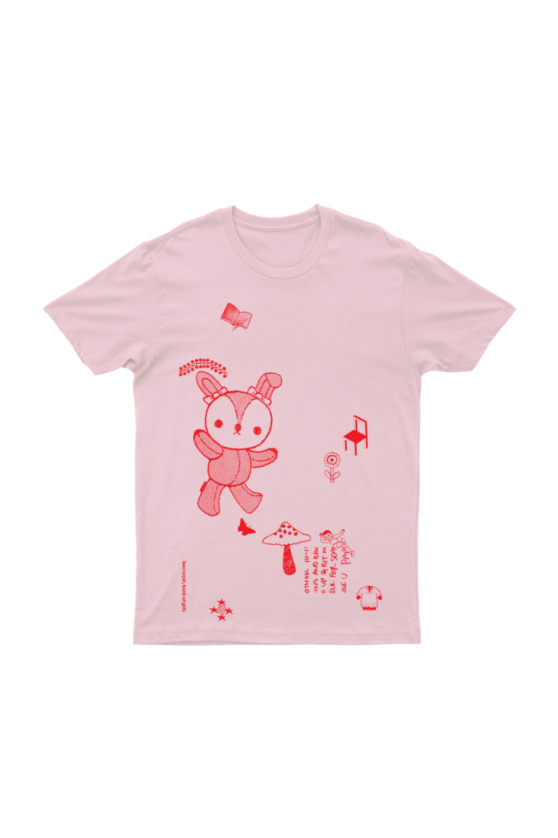 Rabbit Pale Pink Tshirt by Beci Orpin