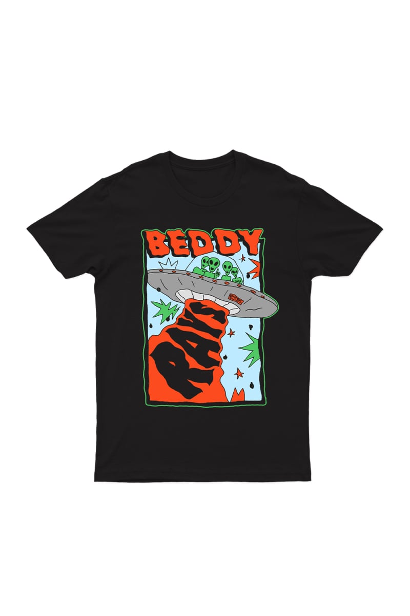 Beddy Rays UFO Black Tshirt by BEDDY RAYS
