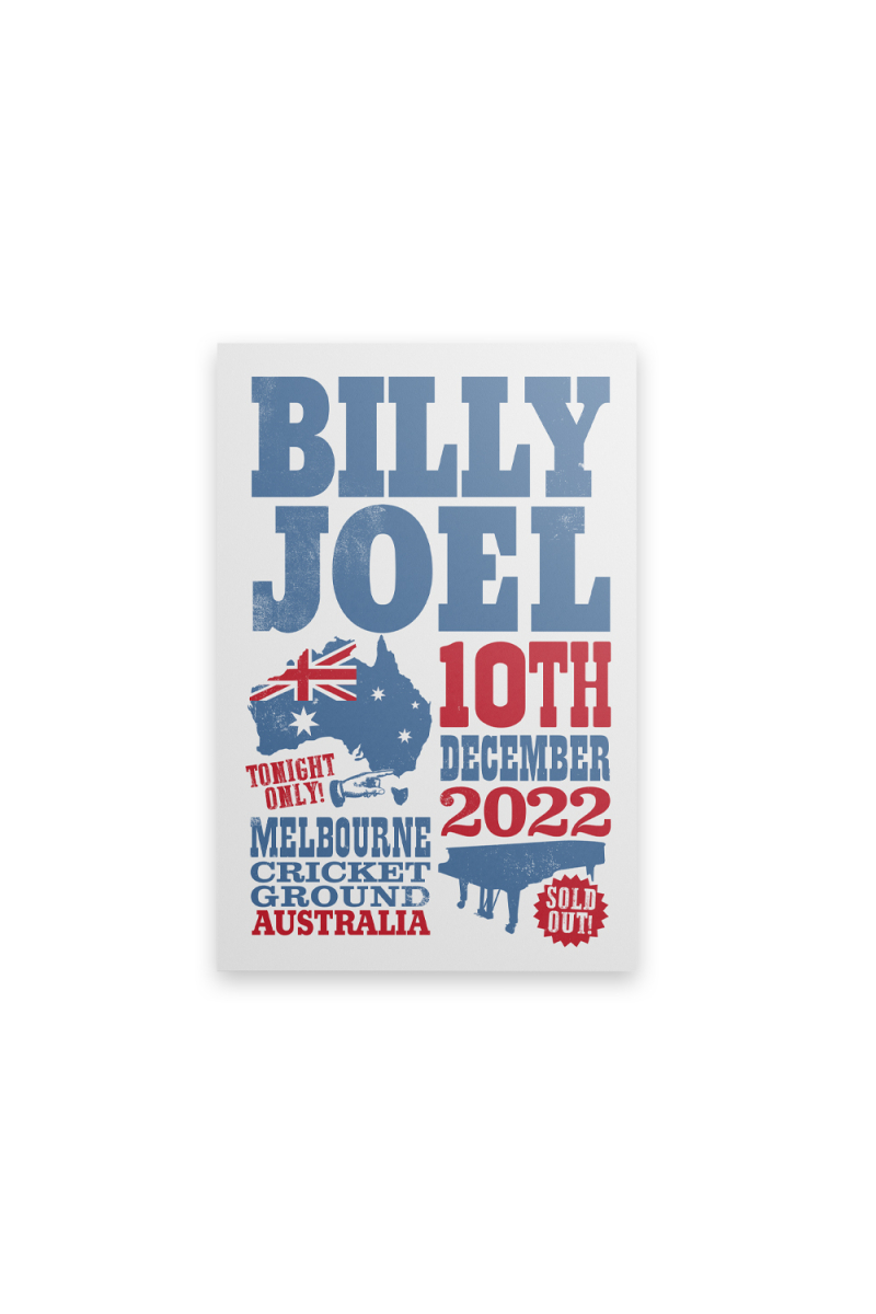 POSTER AUS by Billy Joel