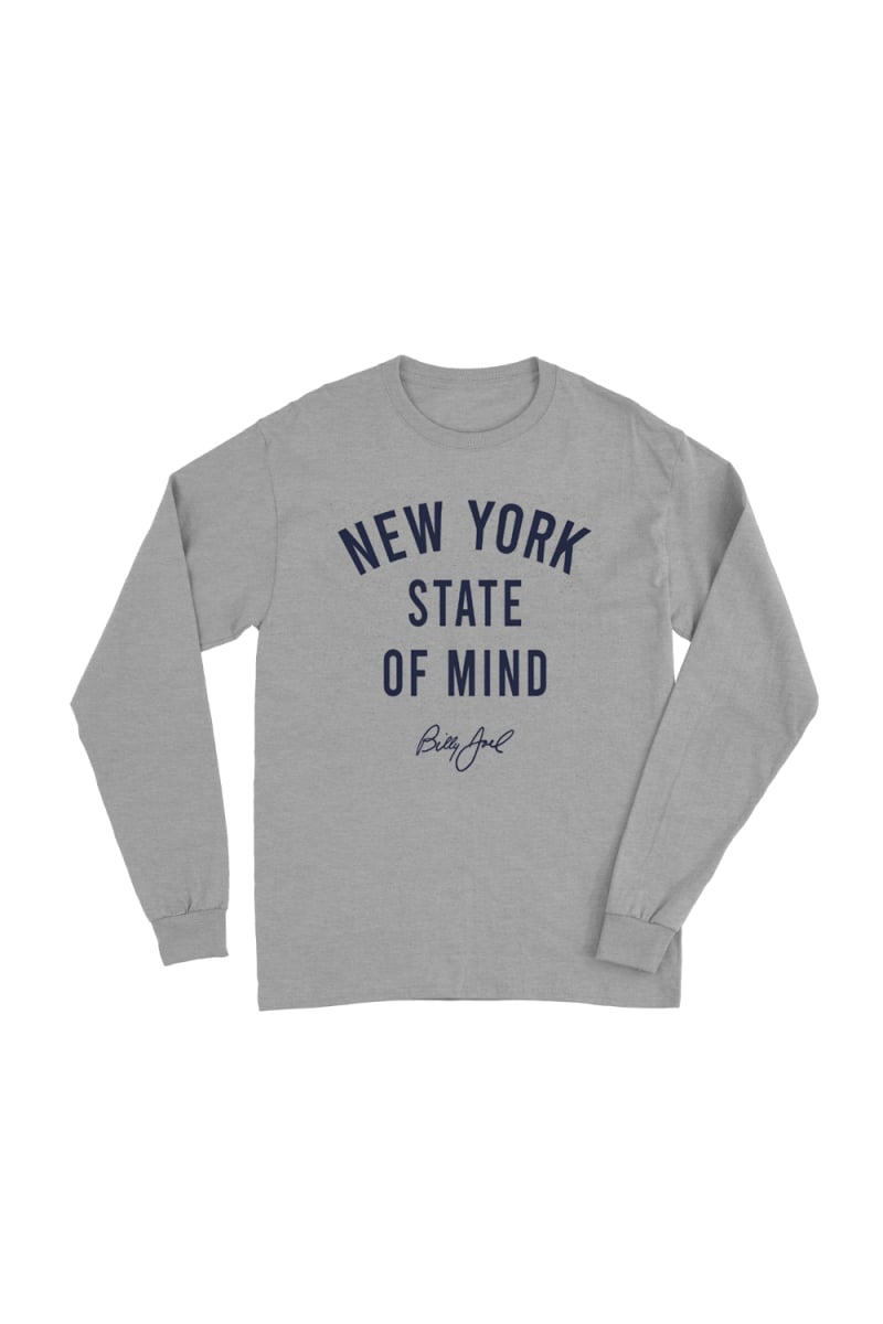 New York State Of Mind Grey Marle Sweatshirt by Billy Joel