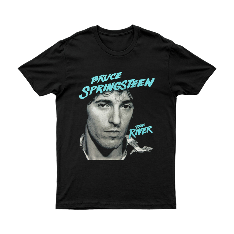 BRUCE SPRINGSTEEN (THE RIVER) BLACK TSHIRT by Bruce Springsteen