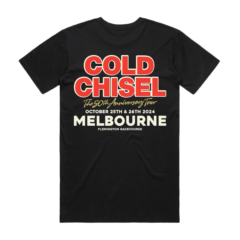 MELBOURNE 25th & 26th October - The Big Five-O Event Tshirt by Cold Chisel