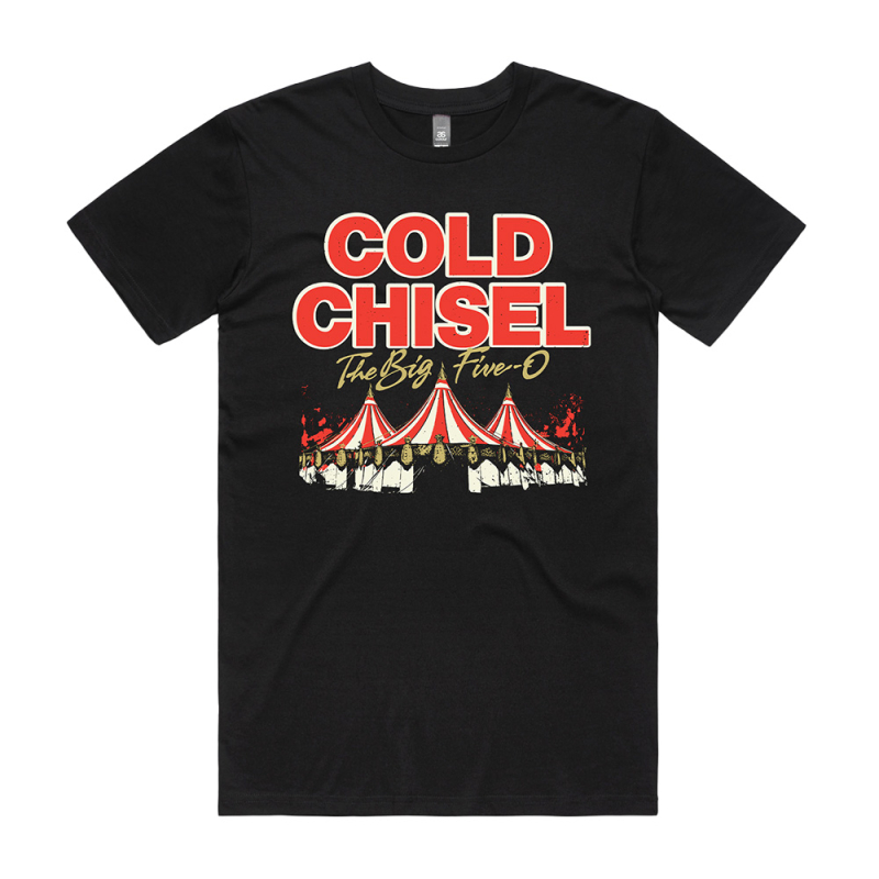 MELBOURNE 25th & 26th October - The Big Five-O Event Tshirt by Cold Chisel