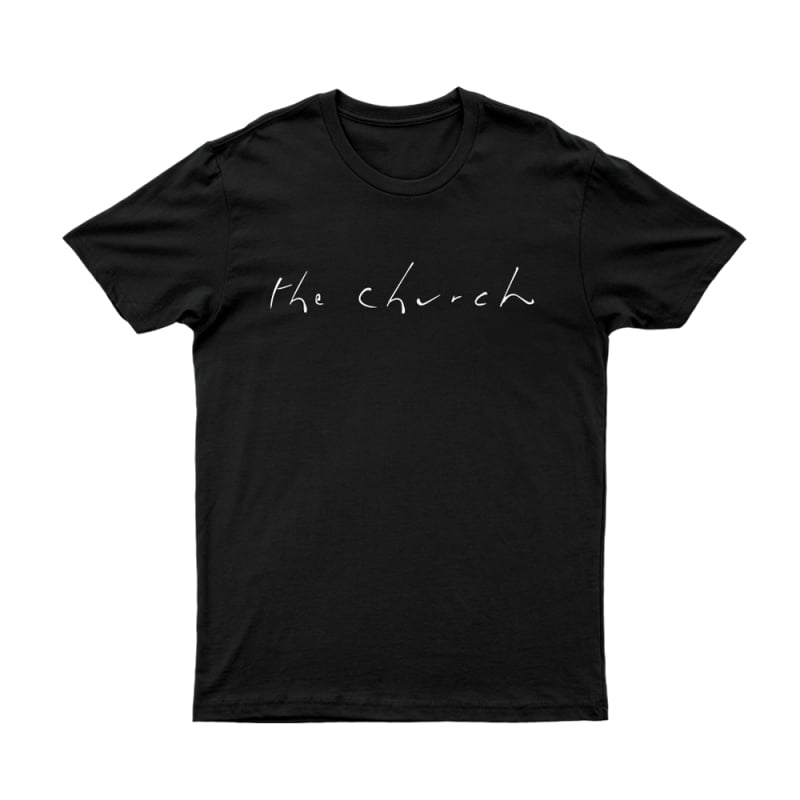 Classic Logo Black Tshirt by The Church