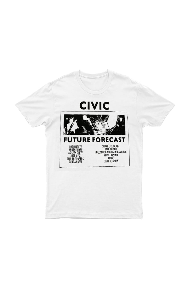 Future Forecast White T-Shirt by Civic
