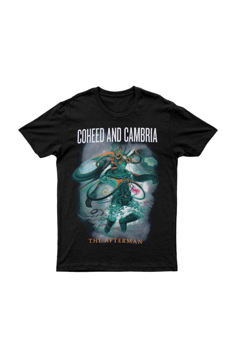 Afterman Black Tshirt Australian Tour 2013 by Coheed And Cambria
