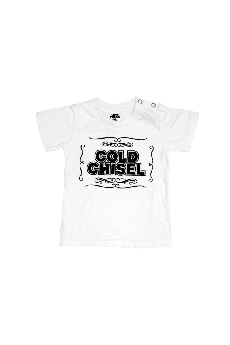 Vintage Logo White Kids Tee by Cold Chisel