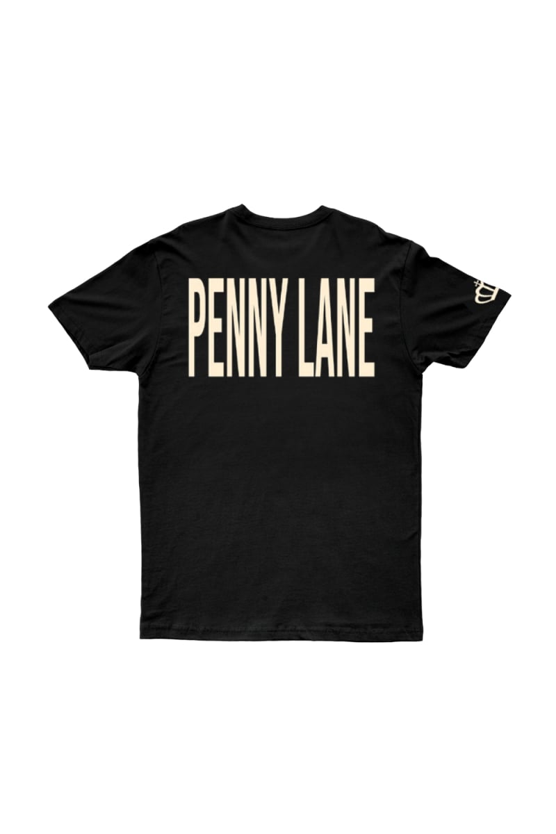 Pennylane Black T Shirt by Conrad Sewell