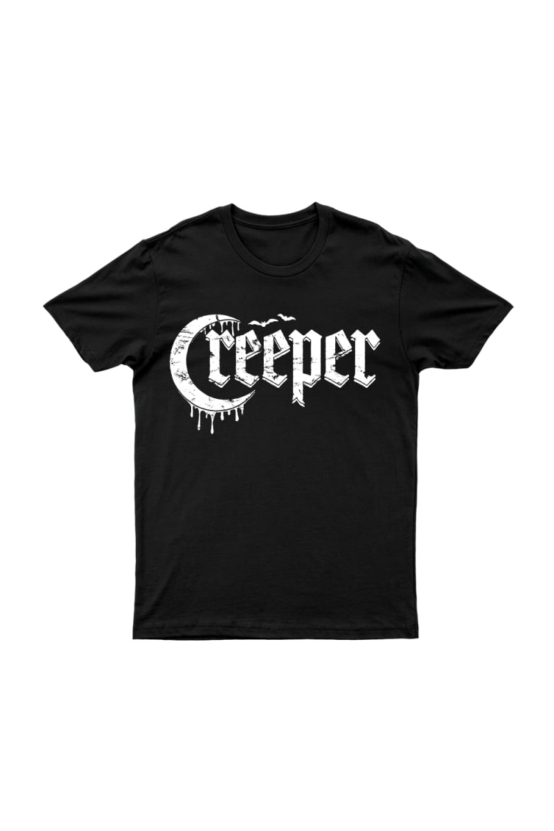 Standard Logo Black Tshirt by Creeper