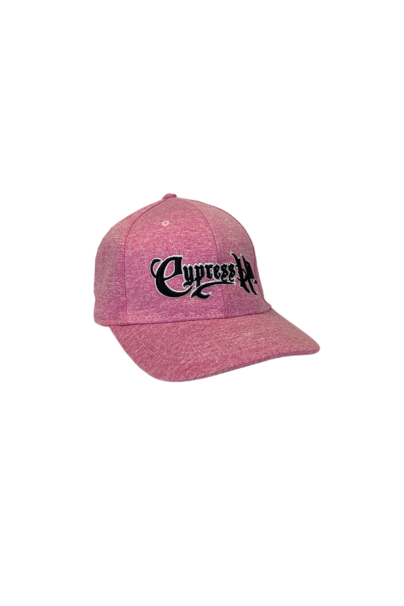 "Script Logo" Pink Baseball Hat by Cypress Hill