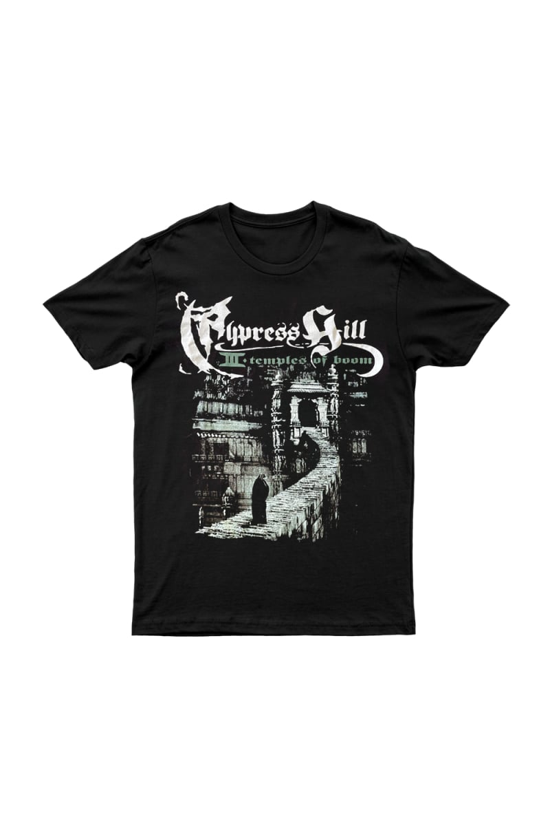 Black Tshirt - Temples of Boom by Cypress Hill