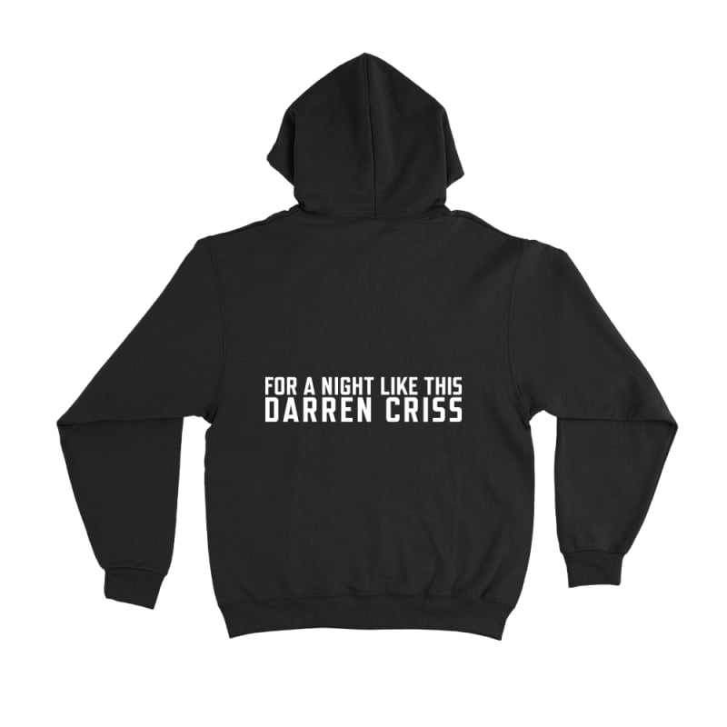 For A Night Like This Black Hoodie by Darren Criss