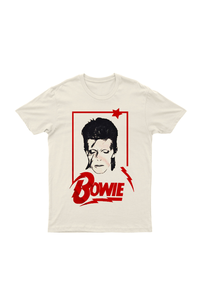 Aladdin Frame White Tshirt by David Bowie