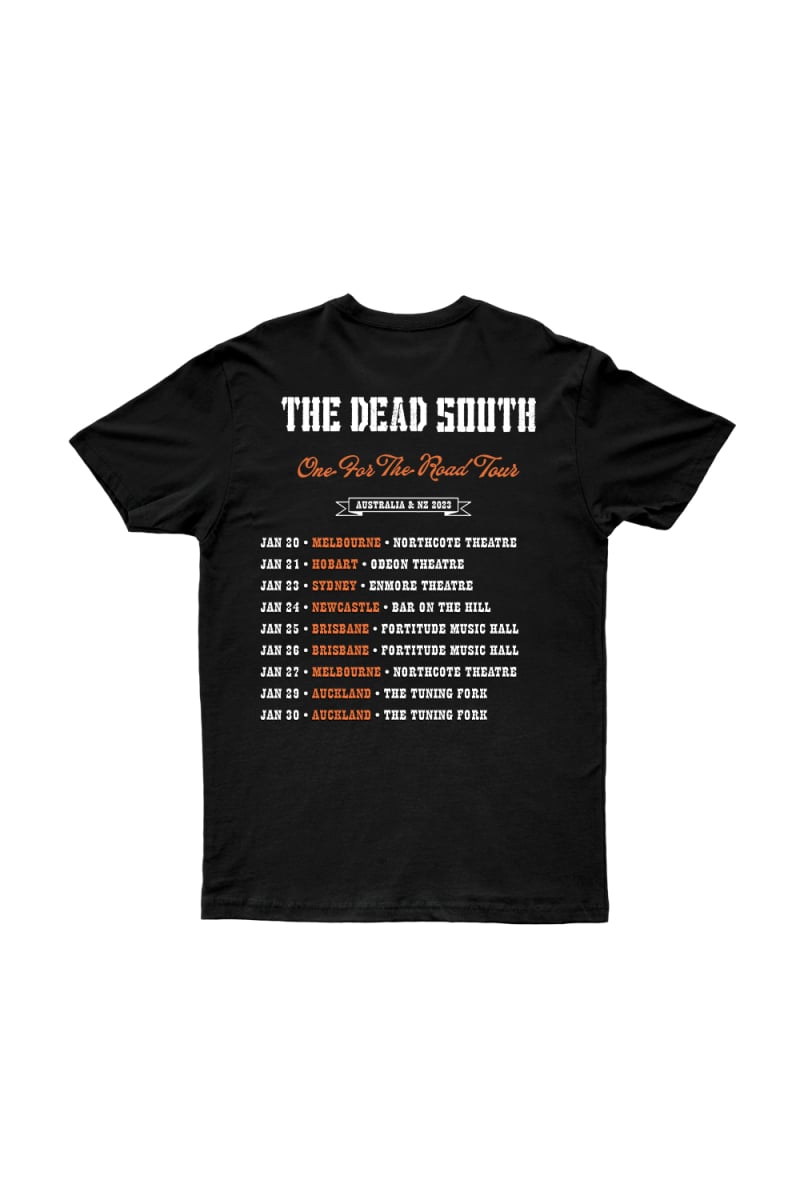 One For The Road Tour Black Tshirt by The Dead South