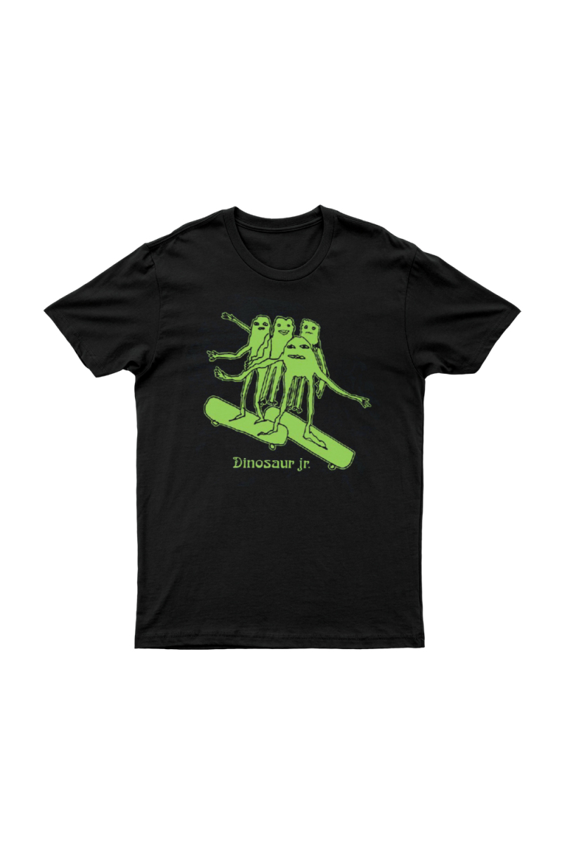 Skateboard Monsters Black Tshirt by Dinosaur Jr