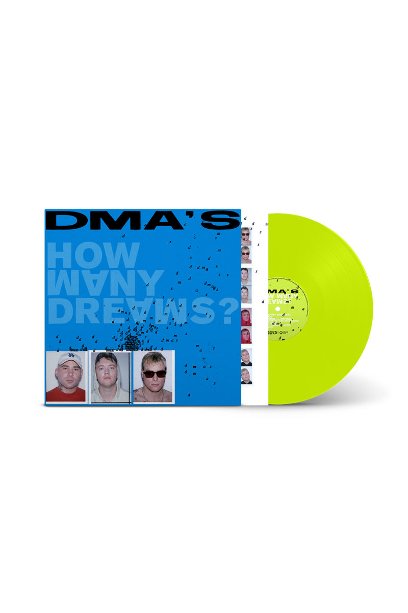 How Many Dreams? - Limited Edition Yellow 1LP Vinyl in Blue Gatefold + Signed Art Card by DMA'S