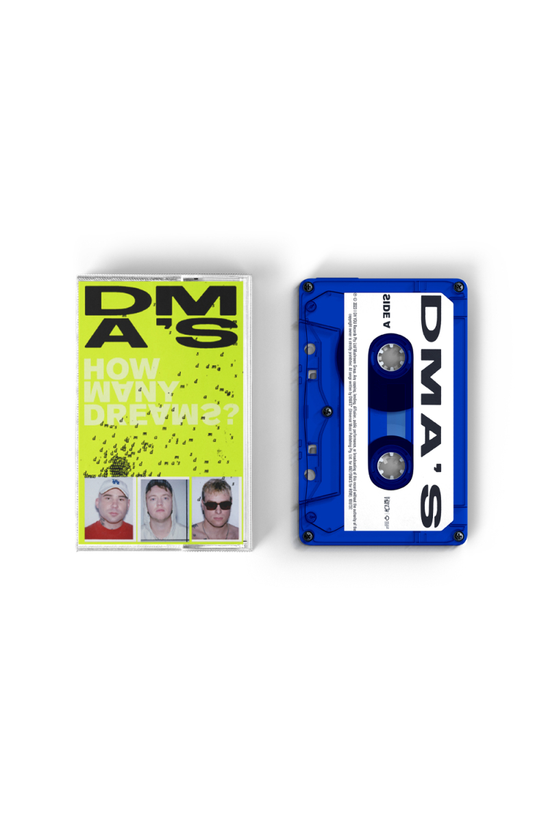 Limited Edition How Many Dreams? Blue Cassette + SIGNED Glow In The Dark Poster by DMA'S
