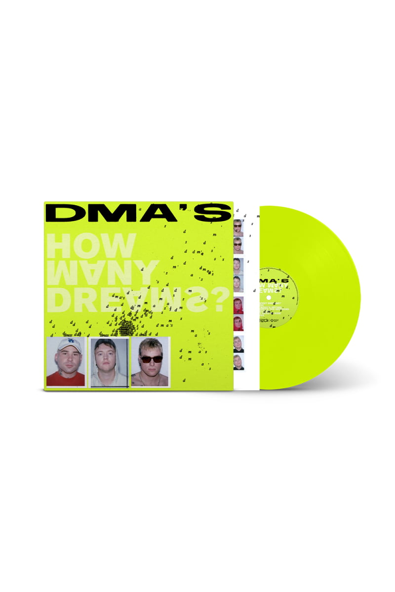 DMA’S - HOW MANY DREAMS? - LIMITED EDITION YELLOW 1LP VINYL IN YELLOW SLEEVE + SIGNED ART CARD by I Oh You