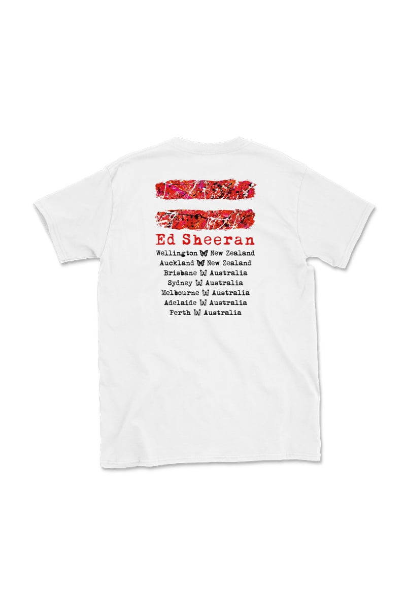 Equals White AU/NZ Tour Tshirt by Ed Sheeran