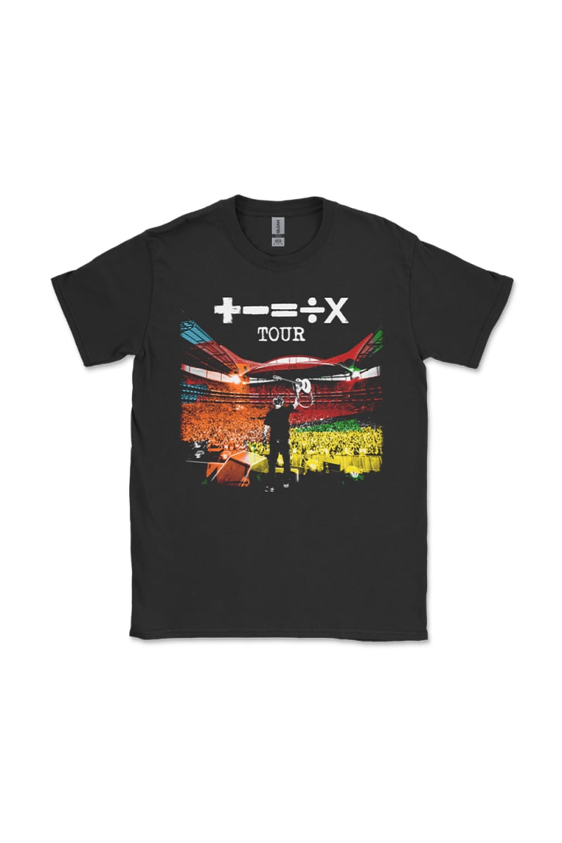 Stadium Poster Black Australian Tour Tshirt by Ed Sheeran
