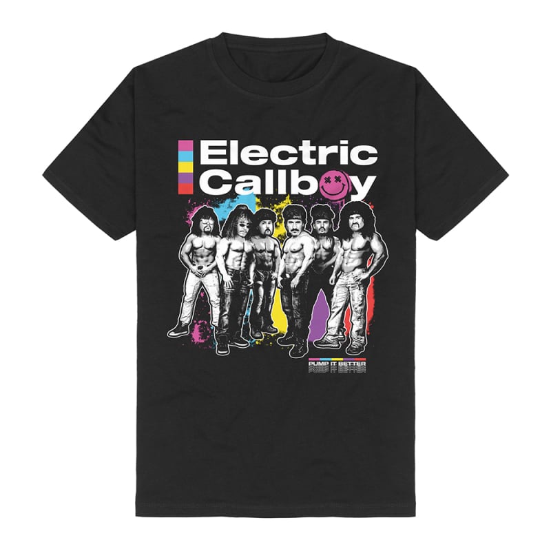 Pump It Better Black Tshirt by Electric Callboy