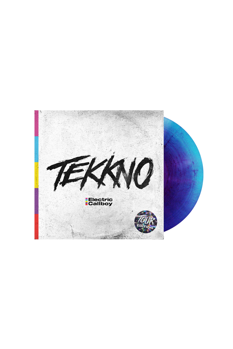 TEKKNO (Tour Edition) Ltd. transp. light blue-lilac marbled LP( Vinyl) by Electric Callboy