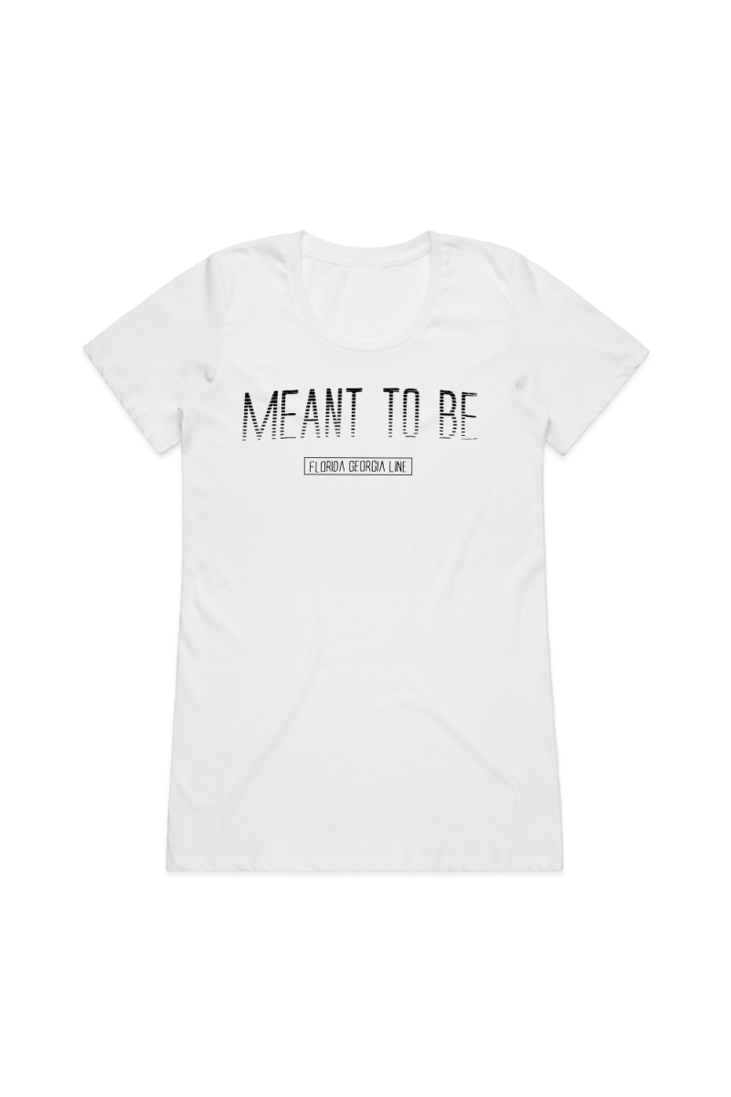 Meant To Be White Womens Tshirt by FLORIDA GEORGIA LINE