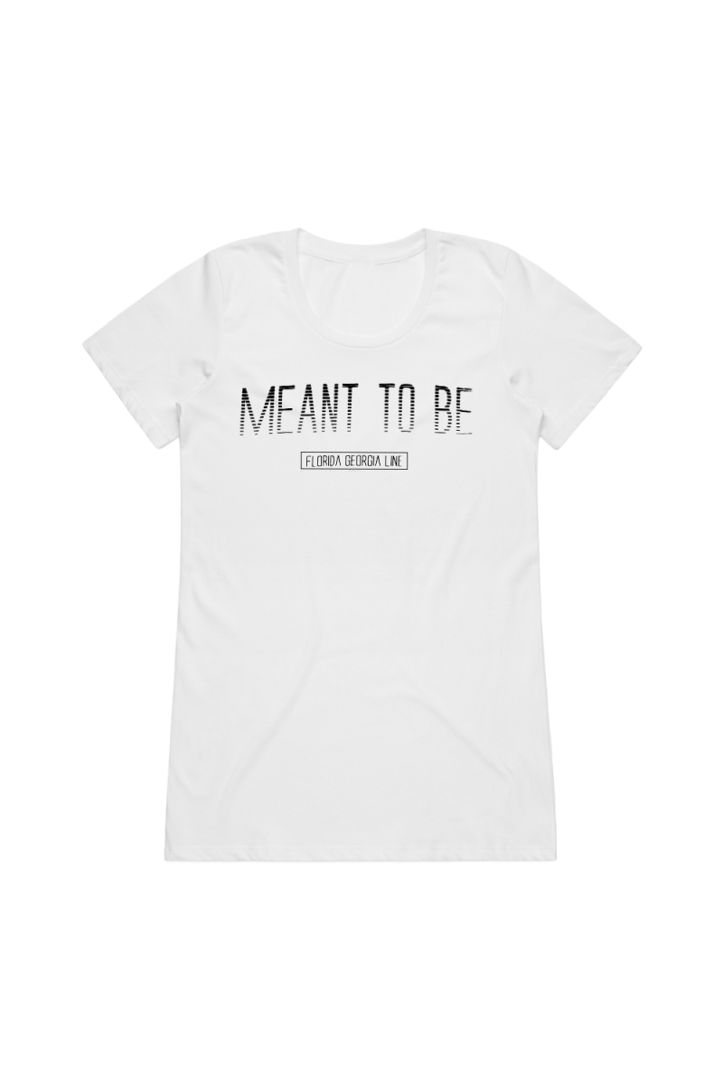 Meant To Be White Womens Tshirt by FLORIDA GEORGIA LINE