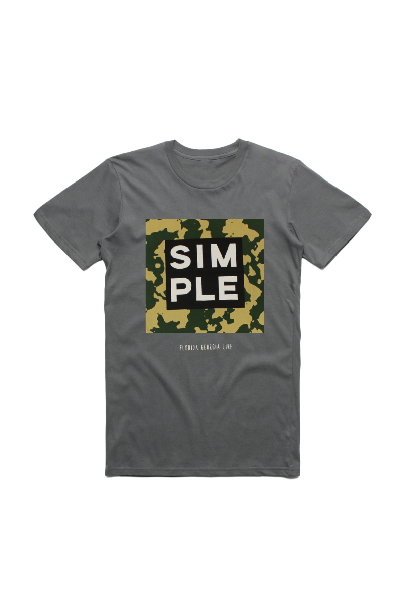 Simple Charcoal Tshirt by FLORIDA GEORGIA LINE