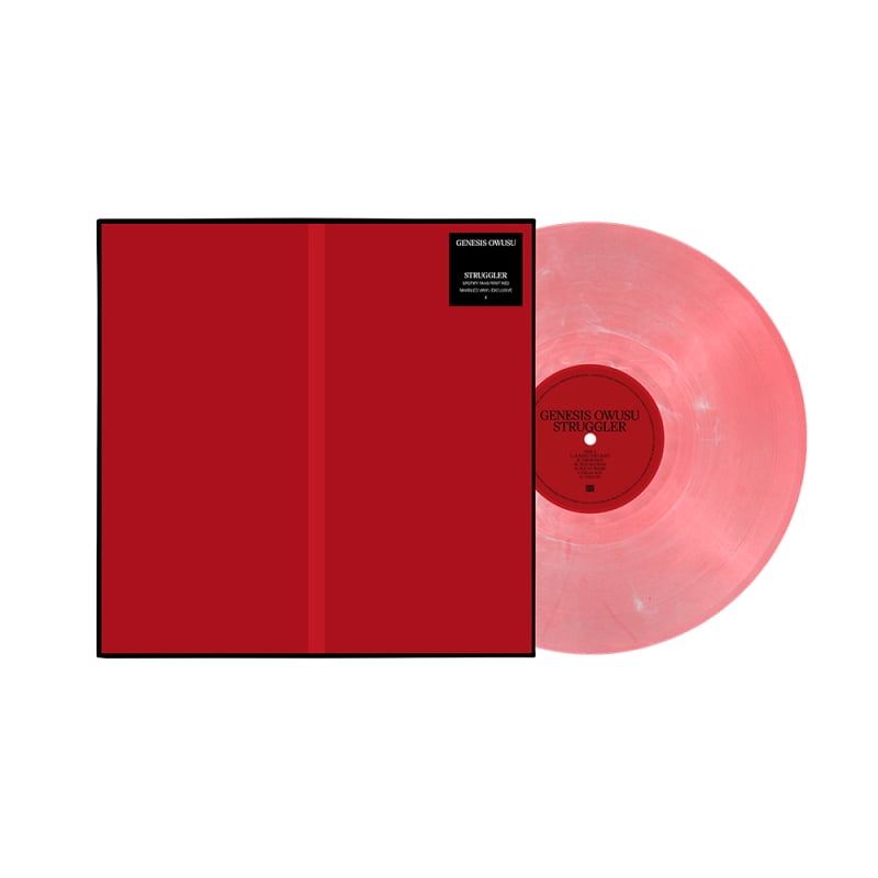 STRUGGLER - Limited Edition Exclusive Clear & Red Marble Vinyl 1LP by Genesis Owusu