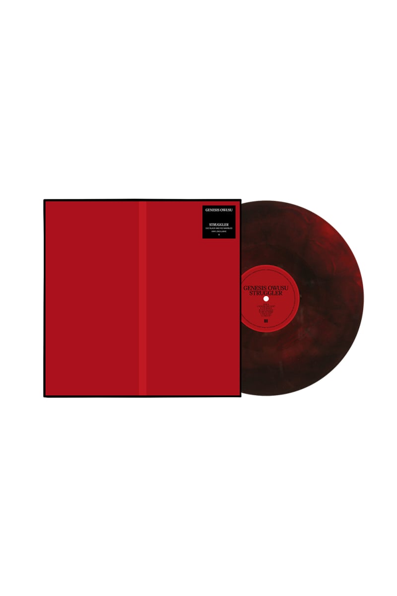 STRUGGLER - Limited Edition Exclusive Black & Red Marble Vinyl 1LP by Genesis Owusu